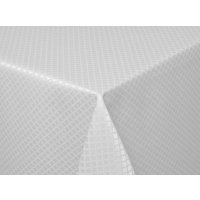 Скатерть Моготекс Рис.2304/010101 (200x150, белый ромб)