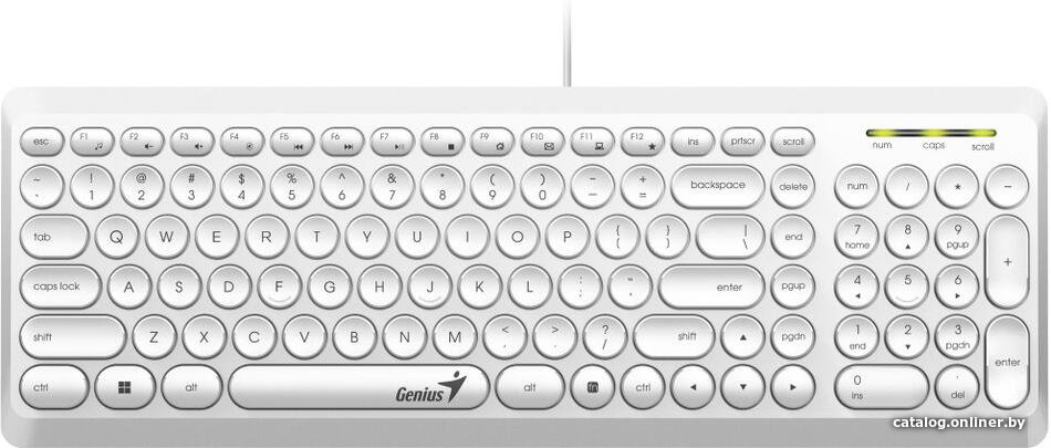 Клавиатура Genius SlimStar Q200 (белый)
