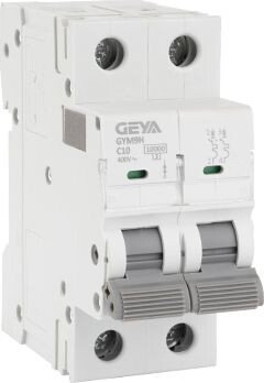 

Выключатель автоматический GEYA GYM9H-2P-10C 2P 10A C 10kA 2M GYM9H2P10C