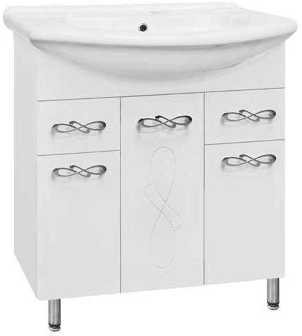 

Style Line Тумба под умывальник Венеция 75 2 ящика (для классической раковины)