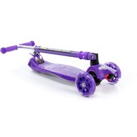 Двухколесный детский самокат Полесье Со складной ручкой 0072C 94445 (фиолетовый)