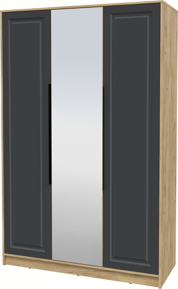 

Шкаф распашной Интерлиния Концепт КТ-Ш3з Деко (дуб золотой/пепел)