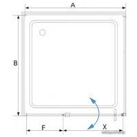 Душевой уголок RGW SV-34B 100x100 (черный/прозрачное стекло)