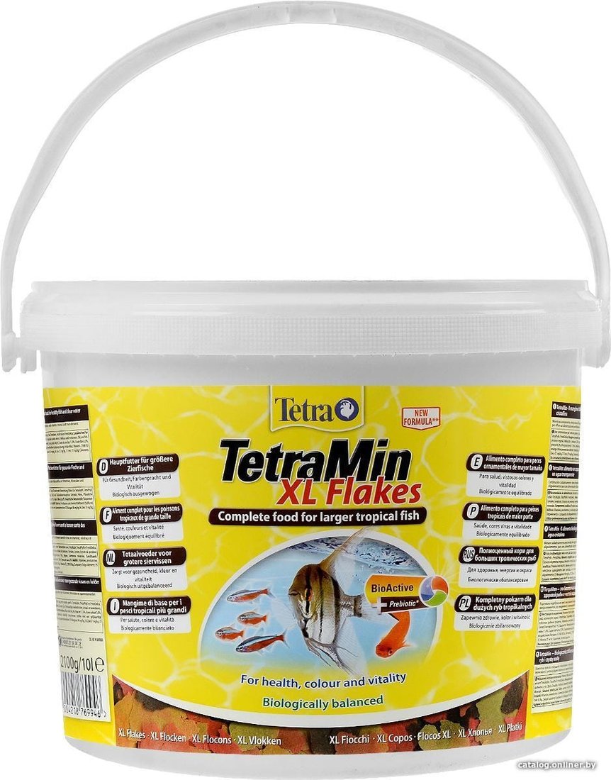 Сухой корм Tetra TetraMin XL Flakes 10 л