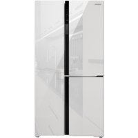 Холодильник side by side Hyundai CS6073FV (белое стекло)