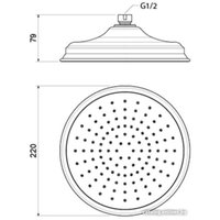 Душевая лейка Aquatek Классик AQ2088CR