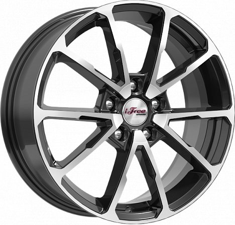 

Литые диски iFree Skibidi (КС909) 17x6.5" 5x114.3мм DIA 66.1мм ET 50мм Блэк Джек
