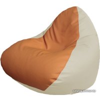 Кресло-мешок Flagman Relax P2.3-91 (оранжевый, белый)