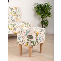 Пуф MONOFIX Одос Принт пуф (лимон/микровелюр)