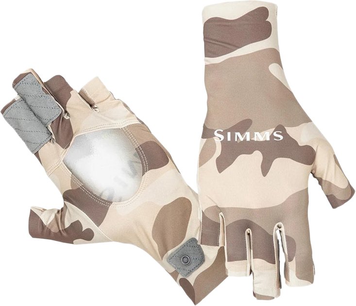 

Перчатки Simms SolarFlex SunGlove (M, woodland camo sandbar)
