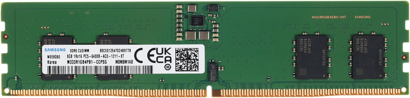 Оперативная память Samsung 8ГБ DDR5 6400 МГц M333R1GB4PB1-CCPSG