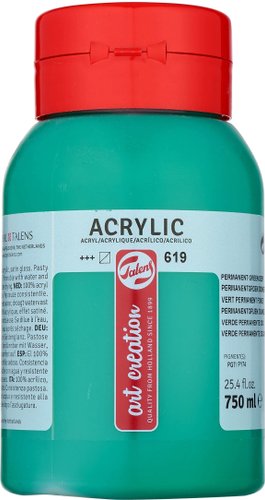 Акриловая краска Talens Art Creation 619 3574619M (750 мл, зеленый прочный темный)