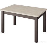 Кухонный стол Senira Кастусь 110-145x70 (дуб выбеленный/венге)