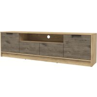 Тумба Интерлиния ТВ Концепт КТ-ТВ4-50 (дуб веллингтон/дуб золотой)