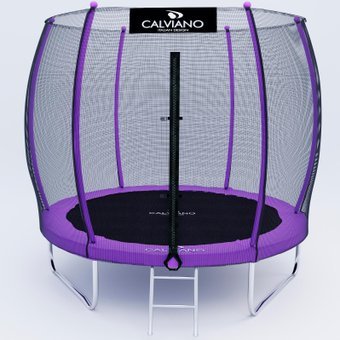 

Батут Calviano Outside Master Purple 252 см - 8ft (внешняя сетка, с лестницей)