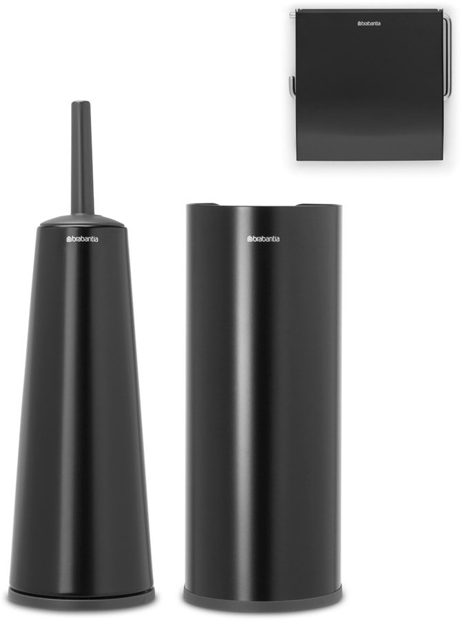 

Набор для туалета Brabantia ReNew 280603 (черный матовый)