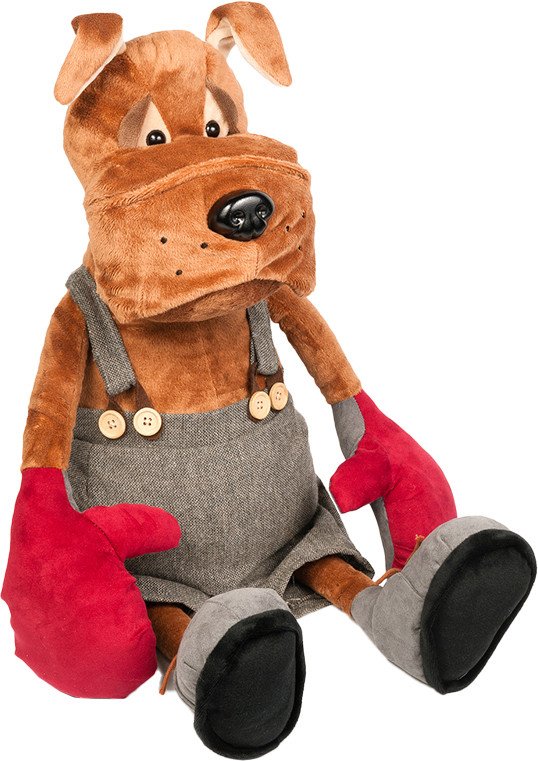

Классическая игрушка Maxitoys Бульдог Рокки в перчатках MT-111613-37S