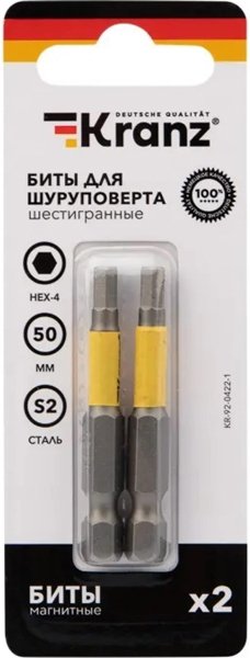 

Набор бит Kranz KR-92-0422-1 (2 шт)