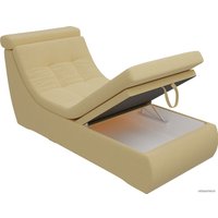 Элемент модульного дивана Лига диванов Холидей люкс 105637 (микровельвет, желтый)