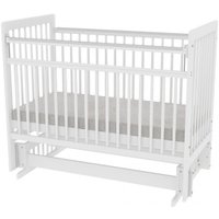 Классическая детская кроватка Bambini 16.20.16.05 (мультимаятник, белый)