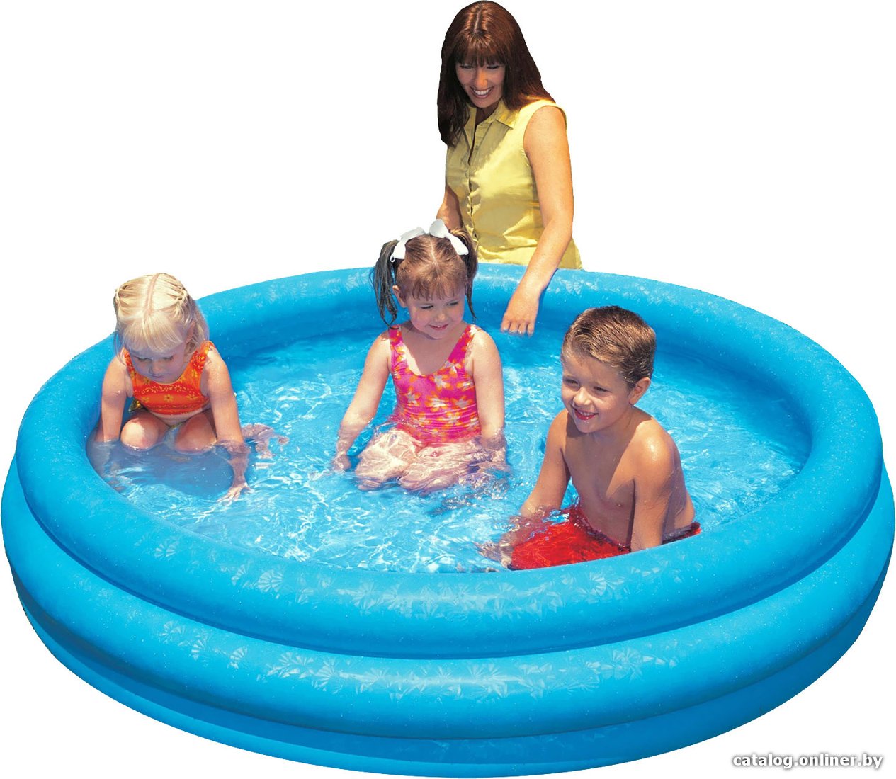 Надувной бассейн Intex Crystal Blue 168х38 (58446)