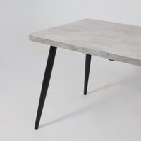 Кухонный стол Мамадома Borg radial-120 раздвижной 120-160х80 (серый сланец/черный)