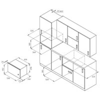 Микроволновая печь Akpo MEA 2001 FLAT BL