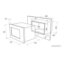 Микроволновая печь Akpo MEA 925 08 SEA01 BL