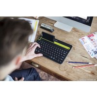 Клавиатура Logitech Bluetooth Multi-Device Keyboard K480 920-006342 (черный, нет кириллицы)