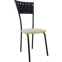 Стул Лидмаш SO-10 (черный/бежевый)