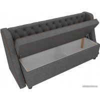 Диван Лига диванов Лофт 104560 (рогожка, серый)