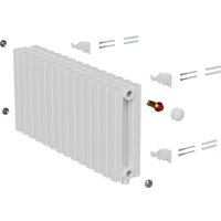 Дизайн-радиатор Royal Thermo Shift Q30 VC2030 - 26 секций RAL9016