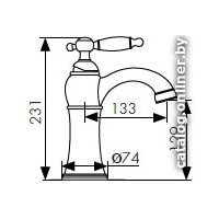 Смеситель Kaiser Retro 31411