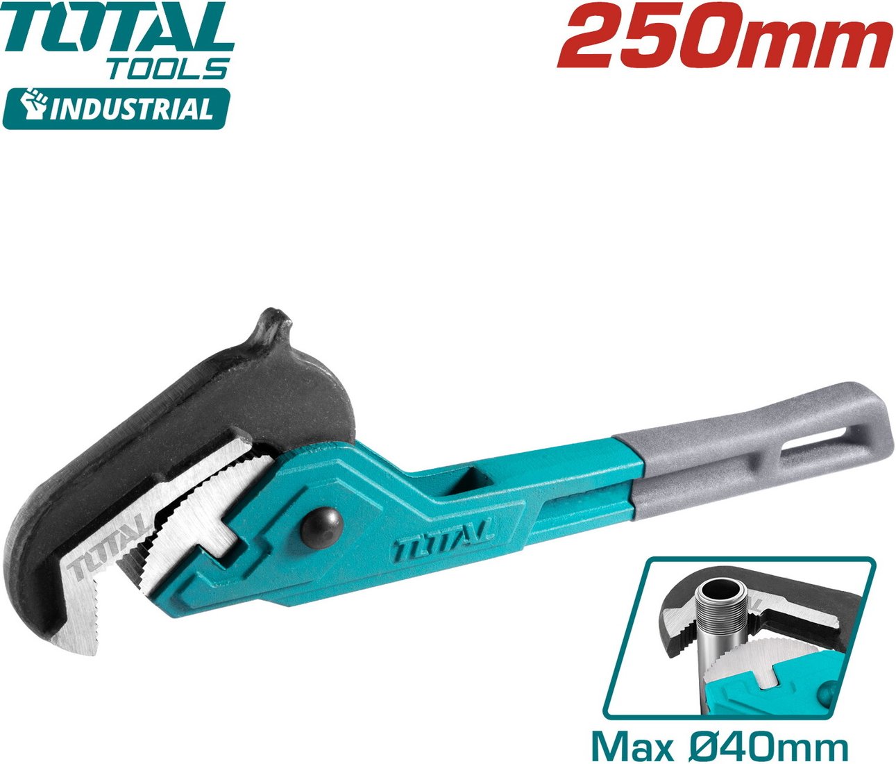 

Ключ трубный Total THT171102