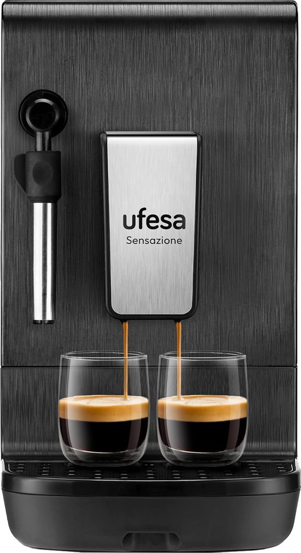 

Кофемашина Ufesa Sensazione CMAB200.101 GC (черный/серебристый)
