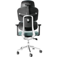Игровое (геймерское) кресло Jiqiao R6001-ЧЗ (черный/бирюзовый)
