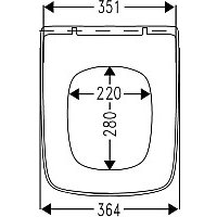 Унитаз напольный Roca Dama Senso Compacto 734151B000 + 7342518000 + ZRU9302820