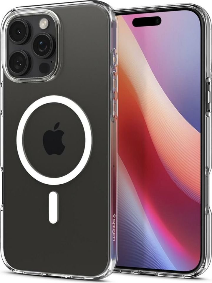 

Чехол для телефона Spigen Liquid Crystal Mag Magsafe для iPhone 16 Pro Max Clear