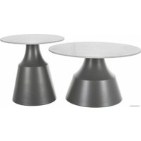 Журнальный столик Signal Itaka (2 шт, белый/серый)
