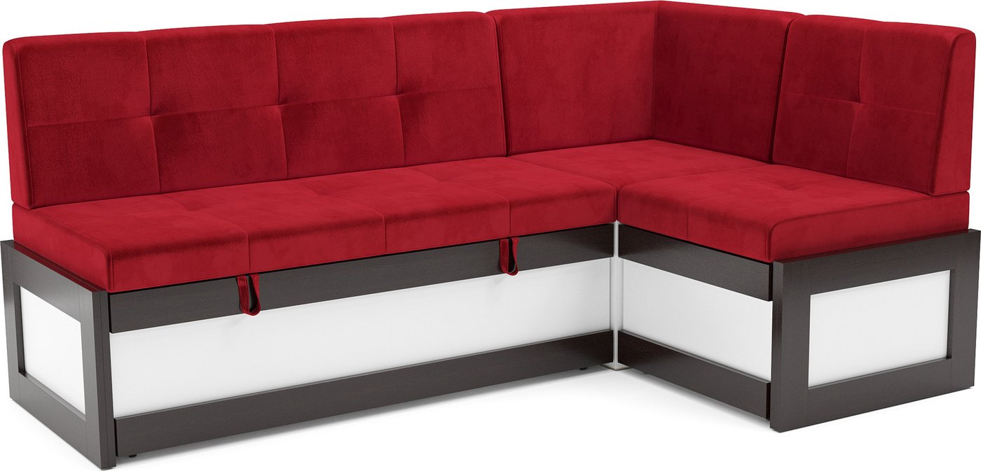

Угловой диван Мебель-АРС Нотис 191х82х116 см M11-27-16 (кордрой красный)