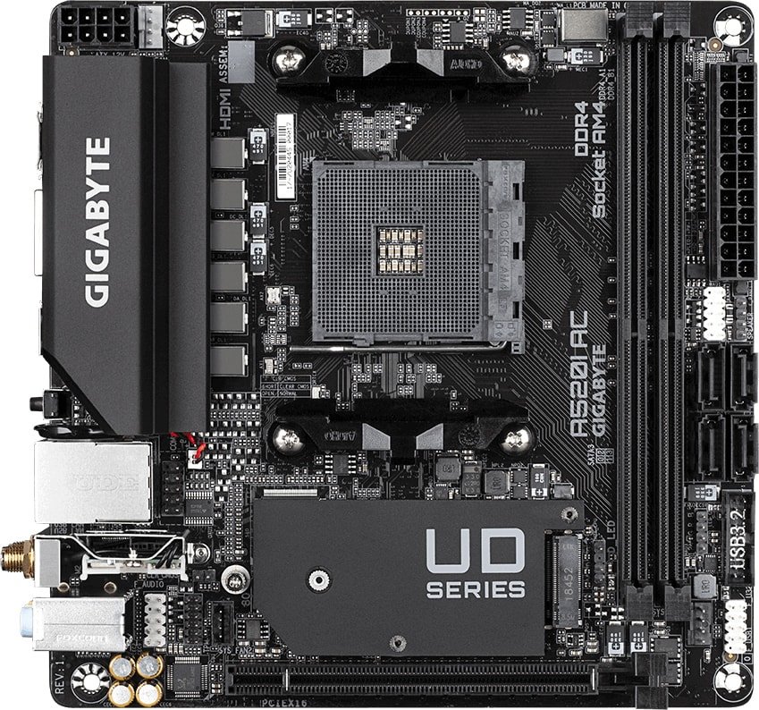 

Материнская плата Gigabyte A520I AC (rev. 1.x)