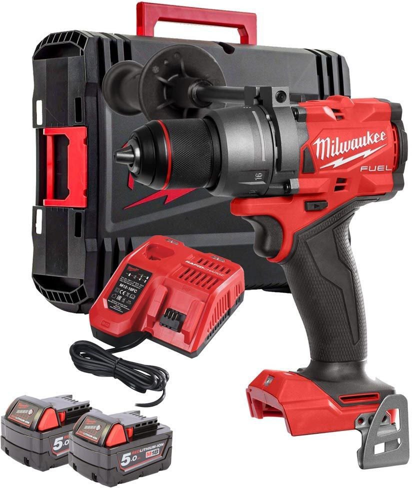 

Ударная дрель-шуруповерт Milwaukee M18 FUEL M18FPD3-502X 4933479860 (с 2-мя АКБ, кейс)