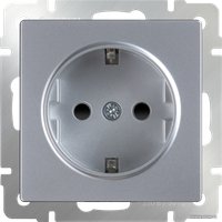 Розетка Werkel WL06-10-01 (серебряный)