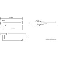 Держатель для туалетной бумаги Bemeta Brilo 161212030