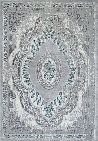 Ковер для жилой комнаты Merinos Palermo F290-STAN-GRAY (1.6х2.3)