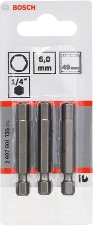 

Набор бит Bosch 2607001735 (3 предмета)