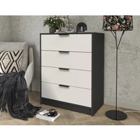 Комод Интерлиния Концепт КТ-К80 Глосс (антрацит/кашемир)
