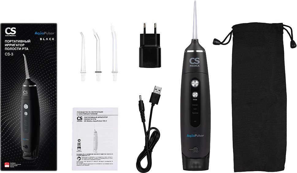

Ирригатор CS Medica AquaPulsar CS-3 (черный)