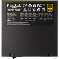 Блок питания Fractal Design Ion SFX-L 500W Gold FD-PSU-ION-SFX-500G-BK