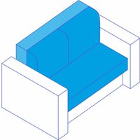 Диван Сириус Лидер-2 НПБ 215x110 (Eva 14 велюр темно-розовый)